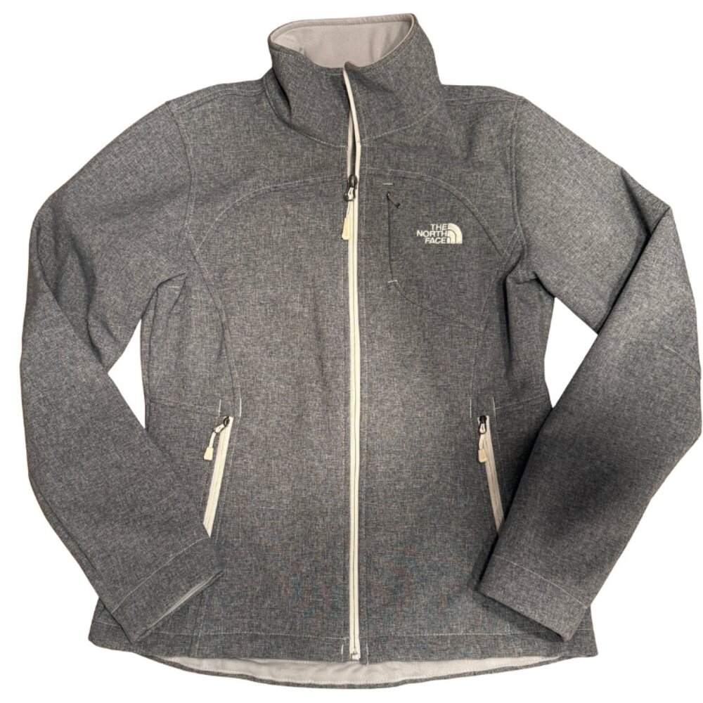 THE NORTH FACE Apex Bionic Softshell Gray Jacket … - image 1
